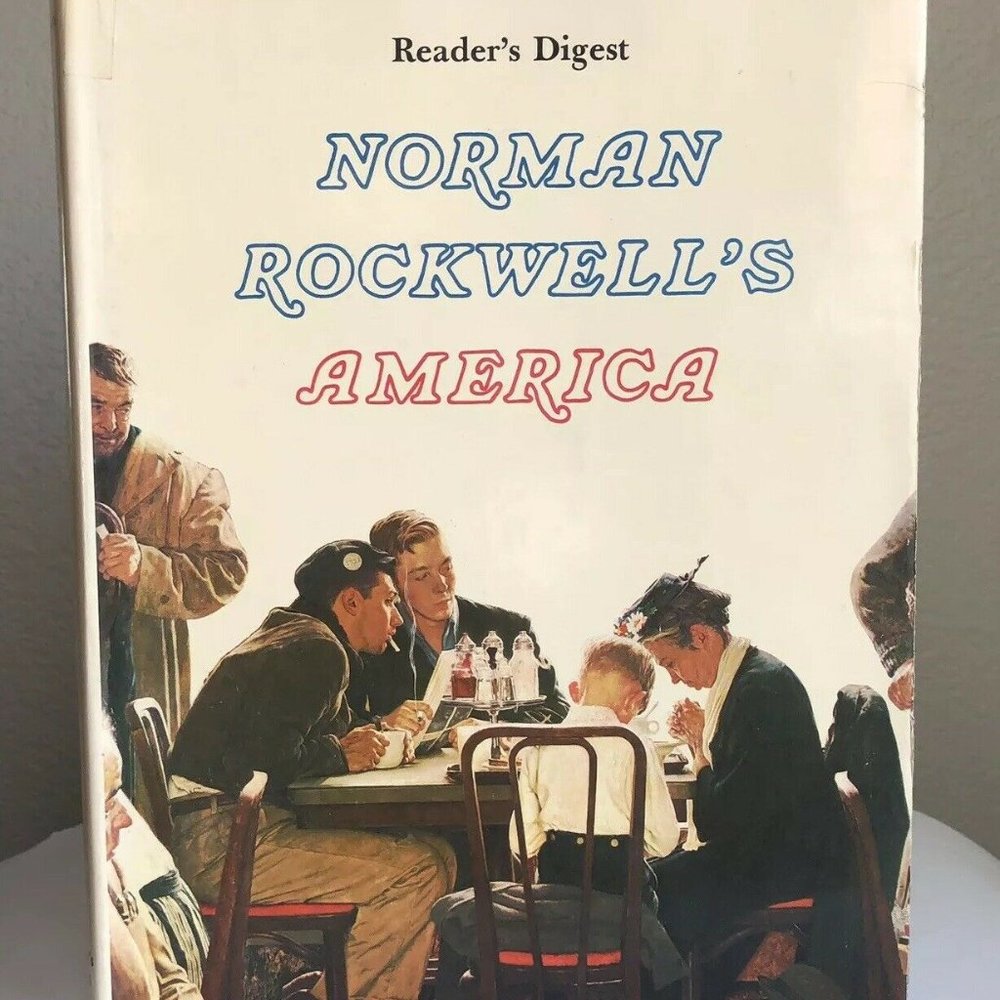 Norman Rockwell's  VTG America~Hard Covered Book